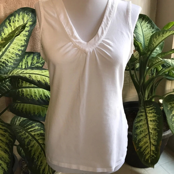 Style & Co. Tops - Style&Co. white sleeveless top